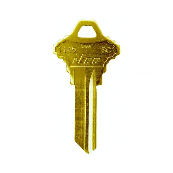 1145 5-Pin Schlage Key Blank - Brass - SLG-3E-BR   SC1 BR For Cheap