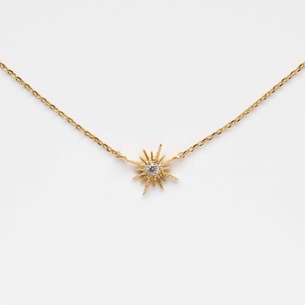 Celestina Starburst Necklace Hot on Sale